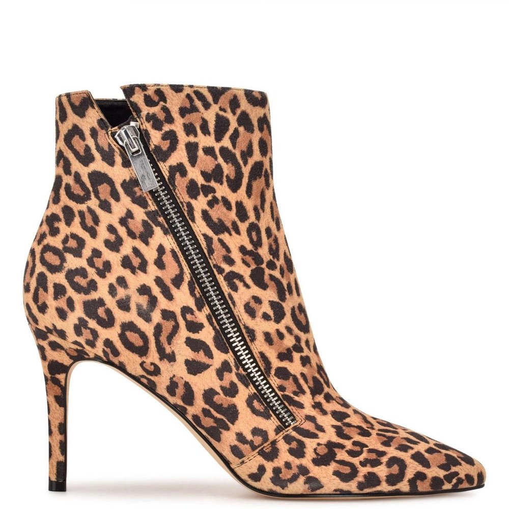 EUC Nine West Fast Dress Bootie in Leopard 8.5